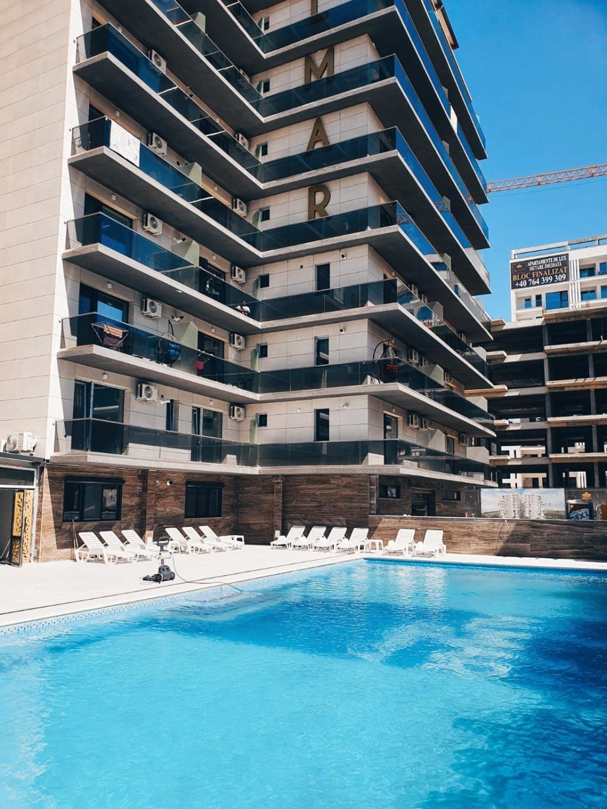Apartament Studio Teo Blue In Mamaia Nord Năvodari Exteriör bild